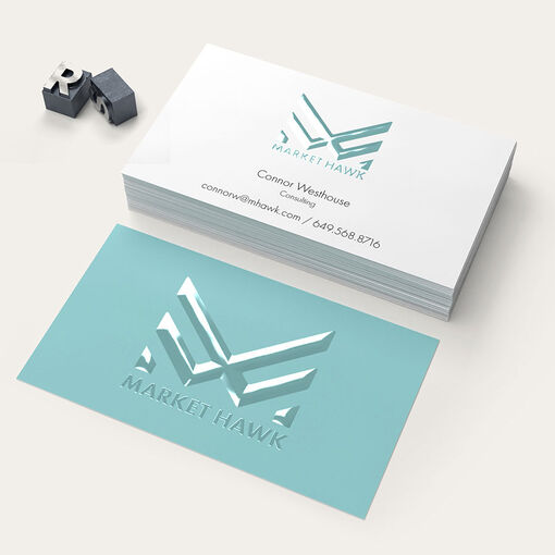 Raise Spot UV Scodix Business card
