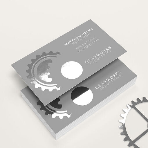 Raise Gold or Silver Business card