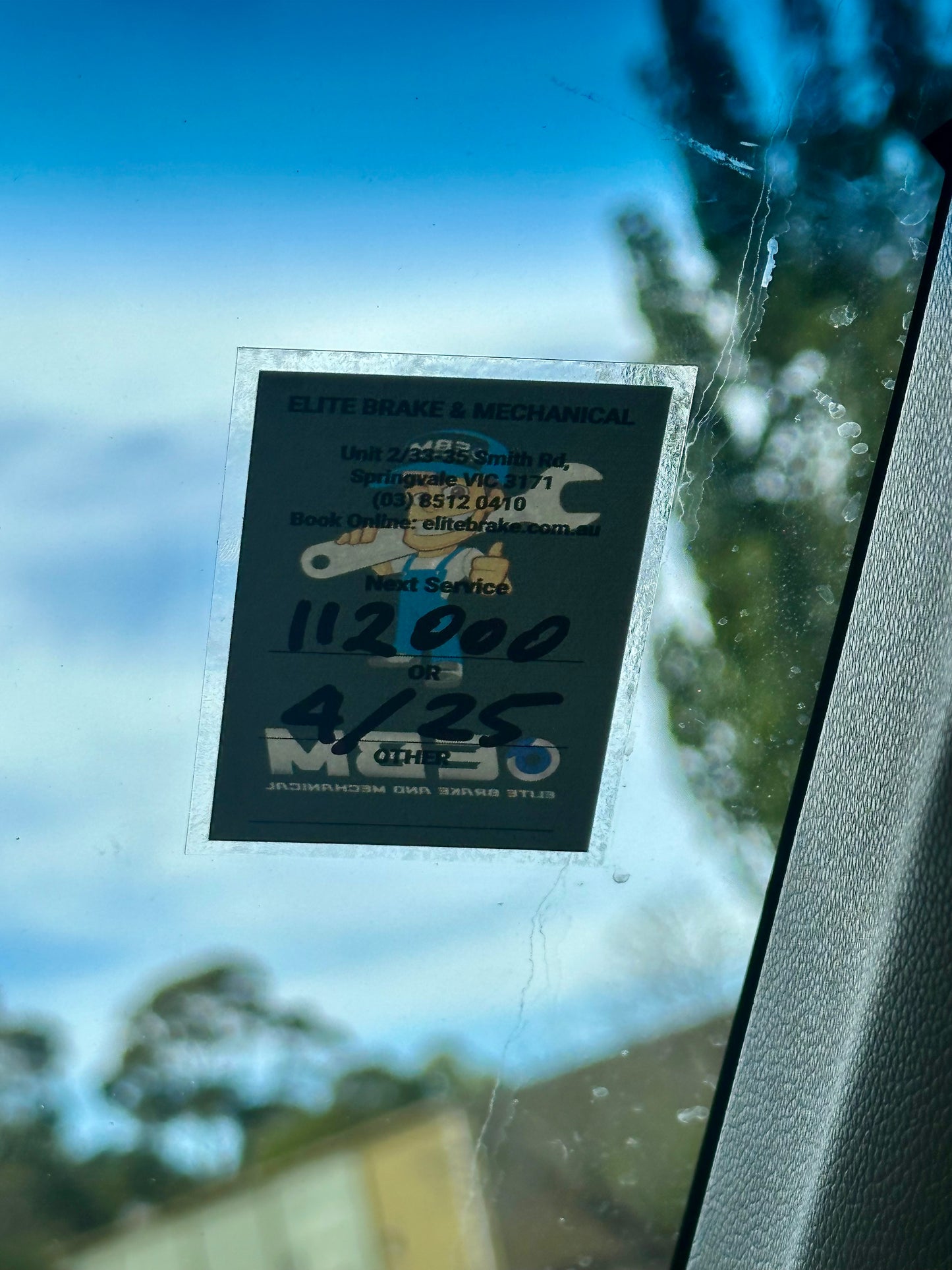 Car Service Stickers, Lube Stickers & Oil Change Stickers
