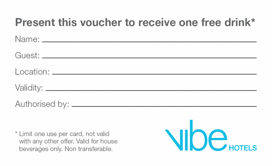 Vibe Hotel Docklands - Drink On Us